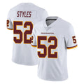 Odoa W.Commanders #52 Sonny Styles Player White Limited Vapor Untouchable Home Game Stitched Jerseys
