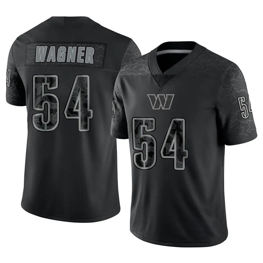 Odoa W.Commanders #54 Bobby Wagner Player Black RFLCTV Limited Stitched Jerseys
