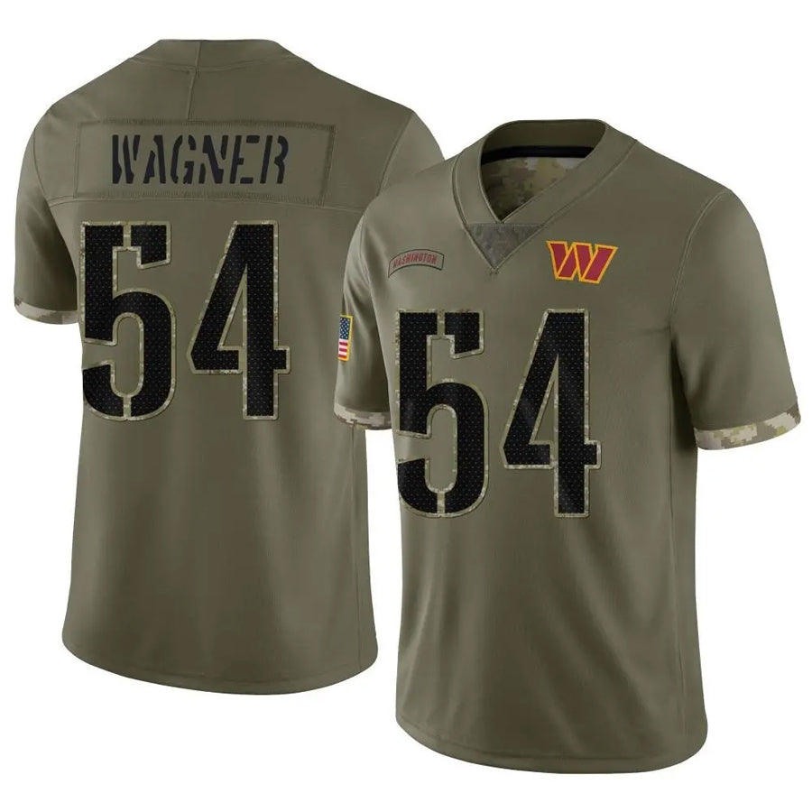 Odoa W.Commanders #54 Bobby Wagner Player Olive Salute To Service Limited Stitched Jerseys