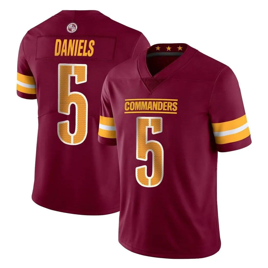 Odoa W.Commanders #5 Jayden Daniels Player Burgundy Limited Vapor Home Game Stitched Jerseys