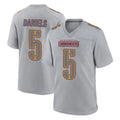 Odoa W.Commanders #5 Jayden Daniels Player Gray Atmosphere Fashion Home Game Stitched Jerseys
