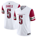 Odoa W.Commanders #5 Jayden Daniels Player White Vapor F.U.S.E. Limited Stitched Jerseys