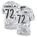 Odoa W.Commanders #72 Josh Conerly Jr. Player Arctic Camo Limited Salute To Service Home Game Stitched Jerseys