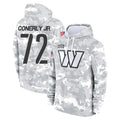 Odoa W.Commanders #72 Josh Conerly Jr. Player Arctic Camo Limited Salute to Service Pullover Hoodies Game Stitched Jerseys