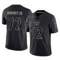 Odoa W.Commanders #72 Josh Conerly Jr. Player Black Limited Reflective Home Game Stitched Jerseys