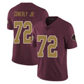 Odoa W.Commanders #72 Josh Conerly Jr. Player Burgundy Alternate Vapor Untouchable Home Game Stitched Jerseys
