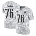 Odoa W.Commanders #76 Sam Cosmi Player Arctic Camo Limited Salute To Service Home Game Stitched Jerseys