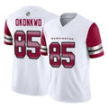 Odoa W.Commanders #85 Chig Okonkwo Player White Vapor F.U.S.E. Limited Home Game Stitched Jerseys