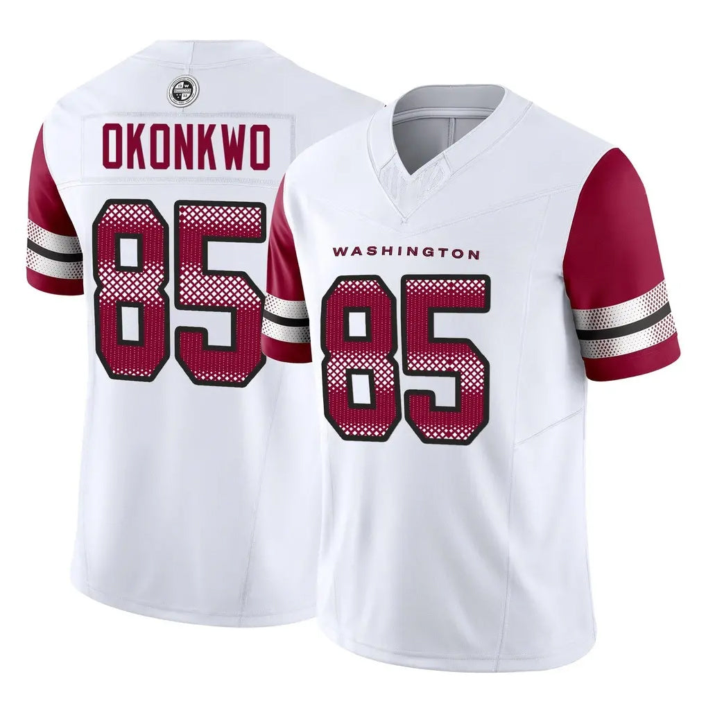 Odoa W.Commanders #85 Chig Okonkwo Player White Vapor F.U.S.E. Limited Home Game Stitched Jerseys
