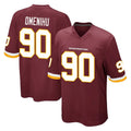 Odoa W.Commanders #90 Charles Omenihu Player Burgundy Team Color Home Game Stitched Jerseys