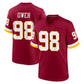 Odoa W.Commanders #98 Odafe Oweh Player Burgundy Game Home Stitched Jerseys