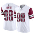 Odoa W.Commanders #98 Odafe Oweh Player White Limited Vapor Home Game Stitched Jerseys