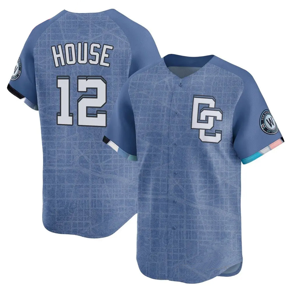 Odoa W.Nationals #12 Brady House Player Blue Limited City Connect Stitched Jerseys