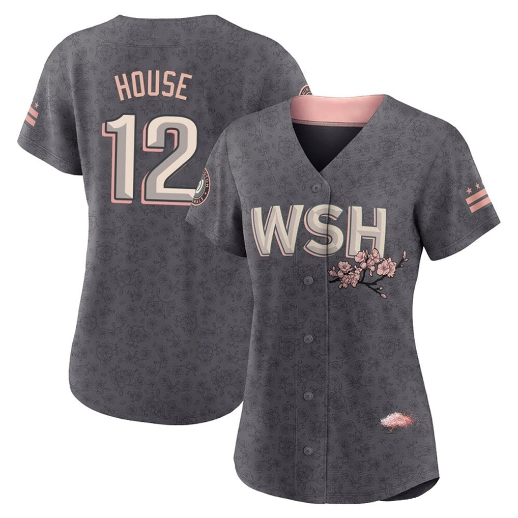 Odoa W.Nationals #12 Brady House Player Gray City Connect Stitched Jerseys