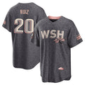 Odoa W.Nationals #20 Keibert Ruiz Player Gray City Connect Stitched Jerseys