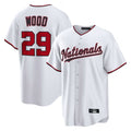Odoa W.Nationals #29 James Wood Player White Home Limited Replica Stitched Jerseys