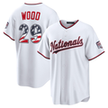 Odoa W.Nationals #29 James Wood White USA 250 Fourth of July Home Stadium Jersey