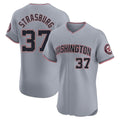 Odoa W.Nationals #37 Stephen Strasburg Player Gray City Connect Elite Alternate Stitched Jerseys