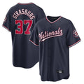 Odoa W.Nationals #37 Stephen Strasburg Player Navy Replica Stitched Jerseys