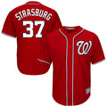 Odoa W.Nationals #37 Stephen Strasburg Player Red Cool Alternate Player Stitched Jerseys