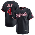 Odoa W.Nationals #4 Daylen Lile Player Navy Alternate Limited Replica Stitched Jerseys