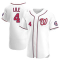 Odoa W.Nationals #4 Daylen Lile Player White Alternate Elite Stitched Jerseys