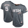 Odoa W.Nationals #5 CJ Abrams Player Charcoal City Connect Limited Stitched Jerseys