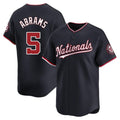 Odoa W.Nationals #5 CJ Abrams Player Navy Blue Replica Stitched Jerseys