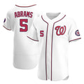 Odoa W.Nationals #5 CJ Abrams Player White Alternate Elite Stitched Jerseys