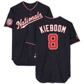 Odoa W.Nationals #8 Carter Kieboom Player Navy Home Game Stitched Jerseys