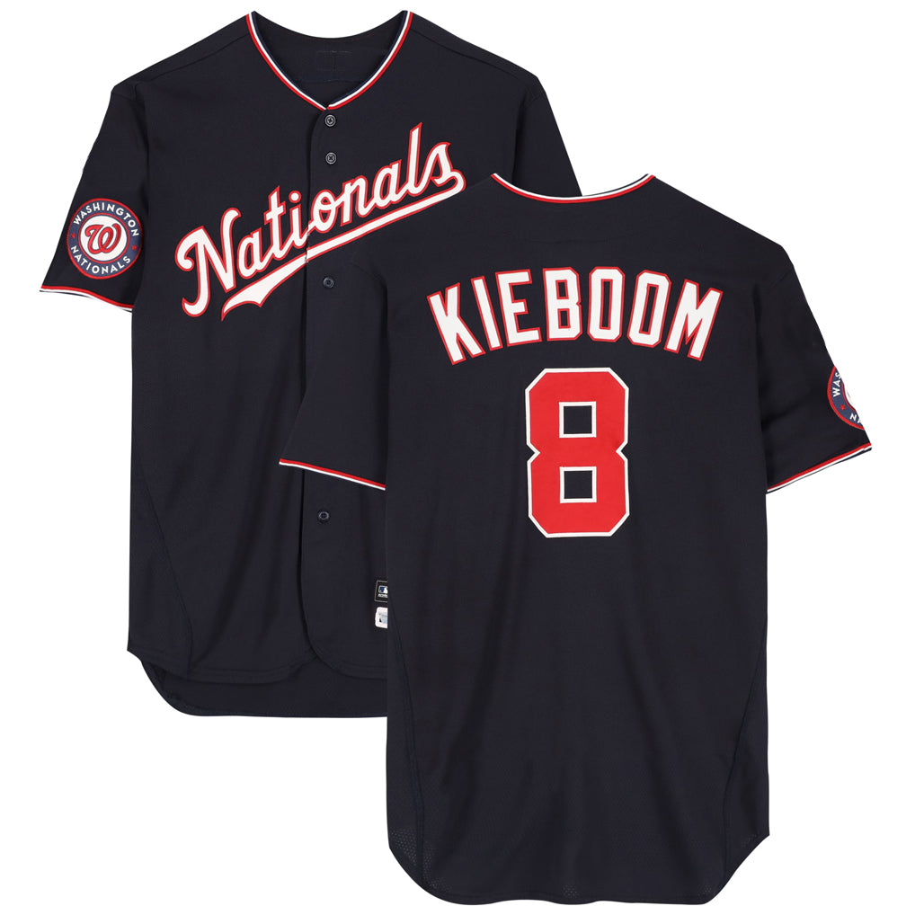 Odoa W.Nationals #8 Carter Kieboom Player Navy Home Game Stitched Jerseys