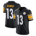 P.Steelers #13 Rico Dowdle Player Black Limited Vapor Untouchable Home Game Odoa Stitched Jerseys