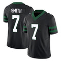 NY.Jets #7 Geno Smith Player Black Limited Legacy Vapor F.U.S.E. Home Game Odoa Stitched Jerseys
