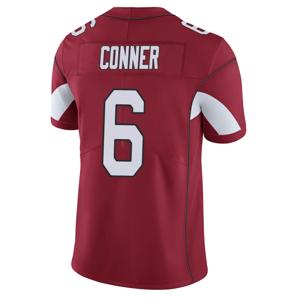 A.Cardinals #6 James Conner Player Cardinal Vapor Limited Home Game  Odoa Stitched Jerseys