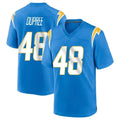 LA.Chargers #48 Bud Dupree Player Blue Home Game Odoa Stitched Jerseys
