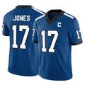 IN.Colts #17 Daniel Jones Player Royal Limited Indiana Nights Alternate Vapor F.U.S.E. Home Game Odoa Stitched Jerseys