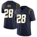 LA.Chargers #28 Kimani Vidal Player Navy Limited Vapor Untouchable Home Game Odoa Stitched Jerseys
