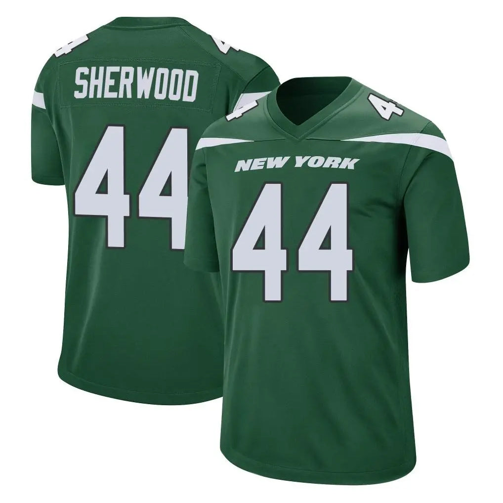 NY.Jets #44 Jamien Sherwood Player Green Home Game Odoa Stitched Jerseys