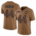 GB.Packers #44 Zaire Franklin Player Brown Salute To Service Limited Odoa Stitched Jerseys