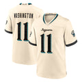J.Jaguars #11 Parker Washington Player Natural 2026 Rivalries Collection Game Odoa Stitched Jerseys