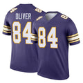 M.Vikings #84 Josh Oliver Player Purple Limited Classic Home Game Odoa Stitched Jerseys