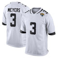 J.Jaguars #3 Jakobi Meyers Player White Home Game Odoa Stitched Jerseys