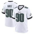 P.Eagles #90 Jordan Davis Player White Game Home Odoa Stitched Jerseys