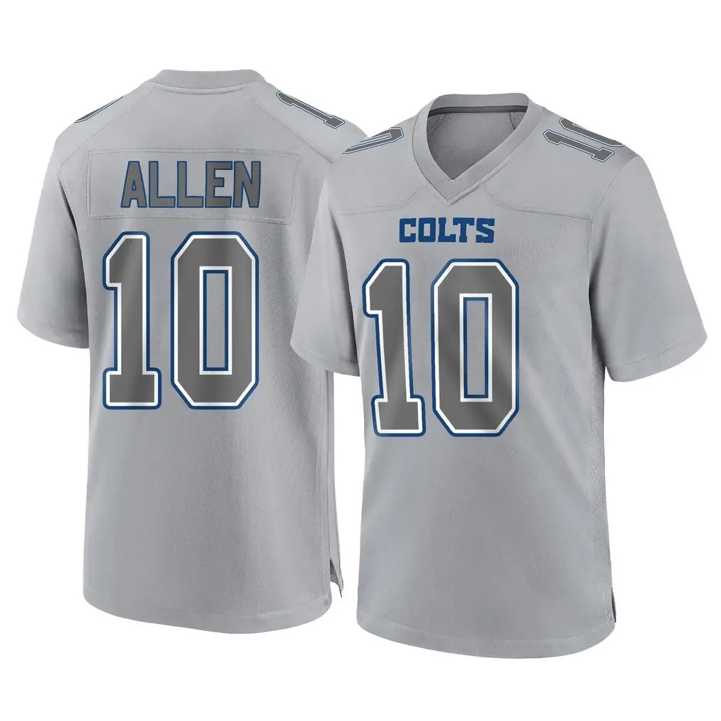 IN.Colts #10 Keenan Allen Player Gray Atmosphere Fashion Home Game Odoa Stitched Jerseys