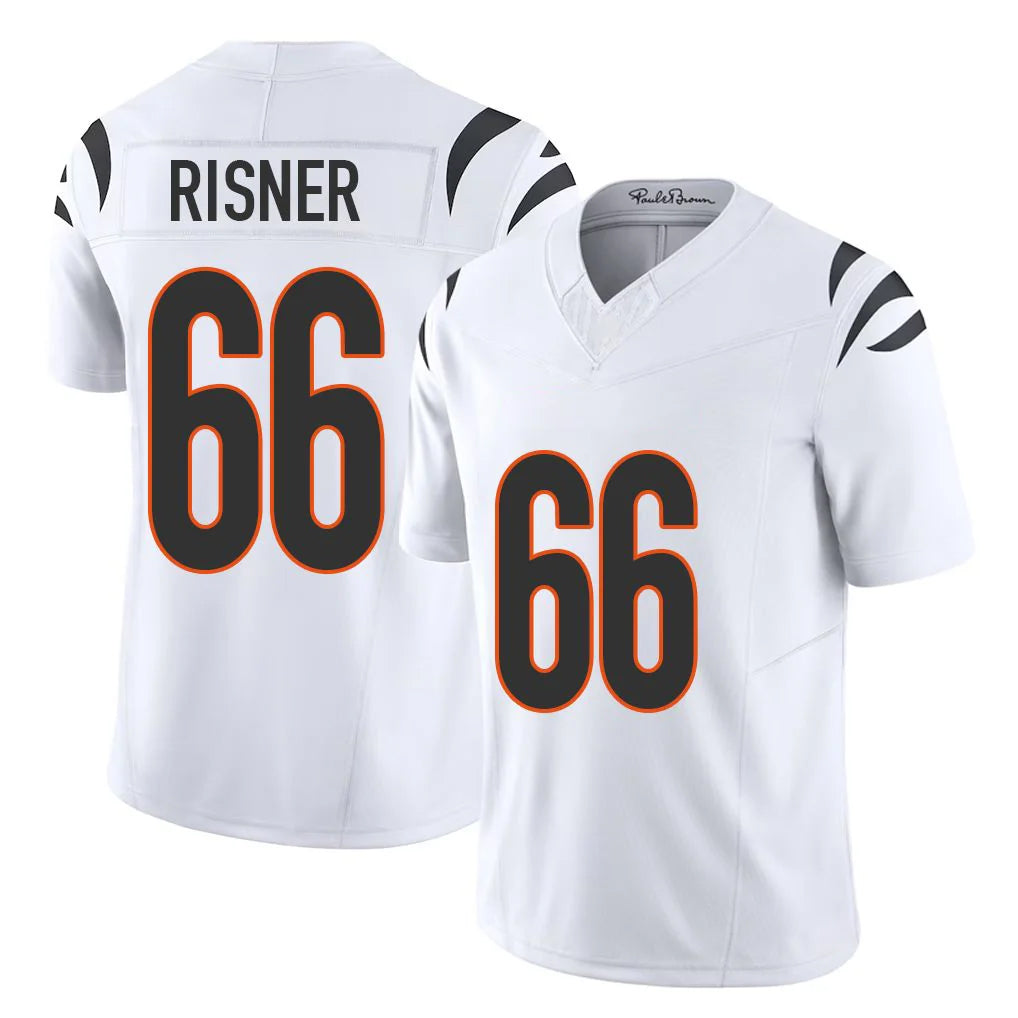 C.Bengals #66 Dalton Risner Player White Vapor F.U.S.E. Limited Home Game Odoa Stitched Jerseys