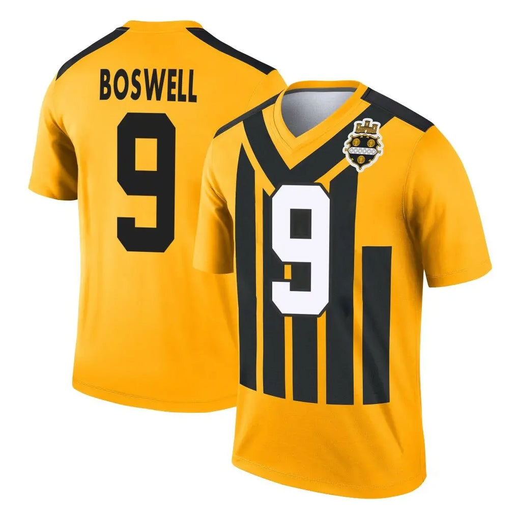 P.Steelers #9 Chris Boswell Player Gold Legend Limited 1933 Throwback Performance Home Game Odoa Stitched Jerseys