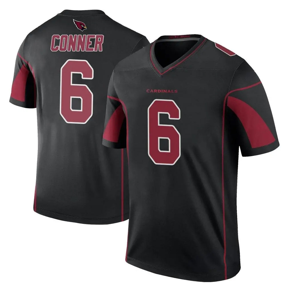 A.Cardinals #6 James Conner Player Black Color Rush Vapor Limited Untouchable Odoa Stitched Jerseys