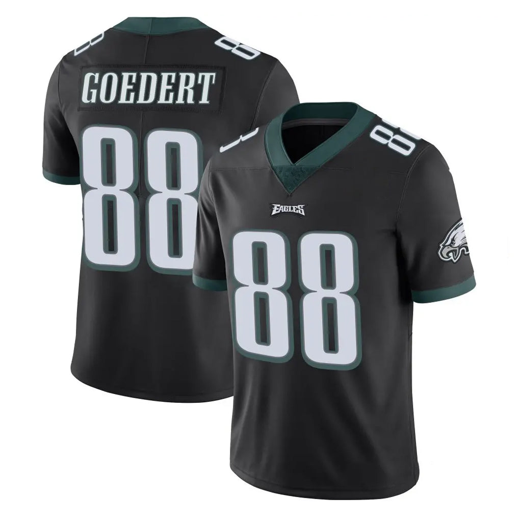 P.Eagles #88 Dallas Goedert Player Black Limited Vapor Untouchable Home Game Odoa Stitched Jerseys