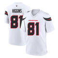 H.Texans #81 Jayden Higgins Player White Home Game Odoa Stitched Jerseys
