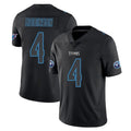 T.Titans #4 Wan'Dale Robinson Player Black Impact Limited Home Game Odoa Stitched Jerseys